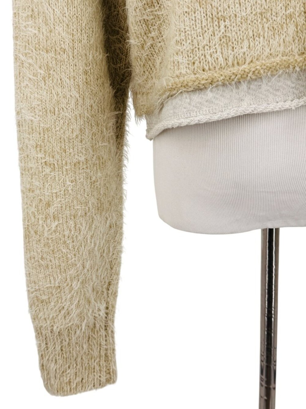 RARE NWT Free People Embellished Pull Over Knit Sweater | Mob Wife Coquette Boho - Picture 10 of 16